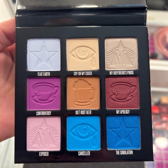 Jeffree Star Cosmetics: Mini Conspiracy Eyeshadow Palette (NEW W/O BOX) - Picture 3 of 3